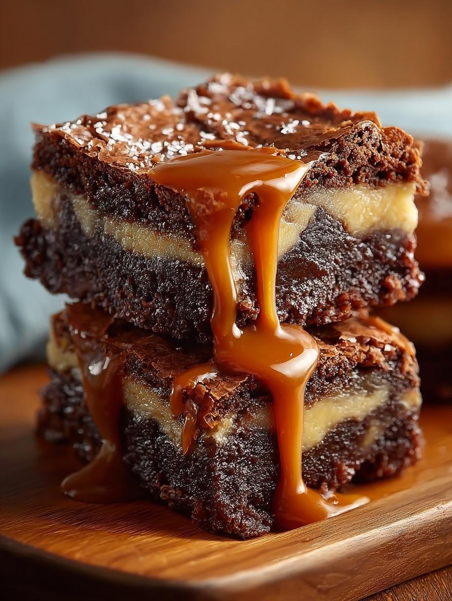 Delicious Caramel Swirl Brownies Recipe for Sharing