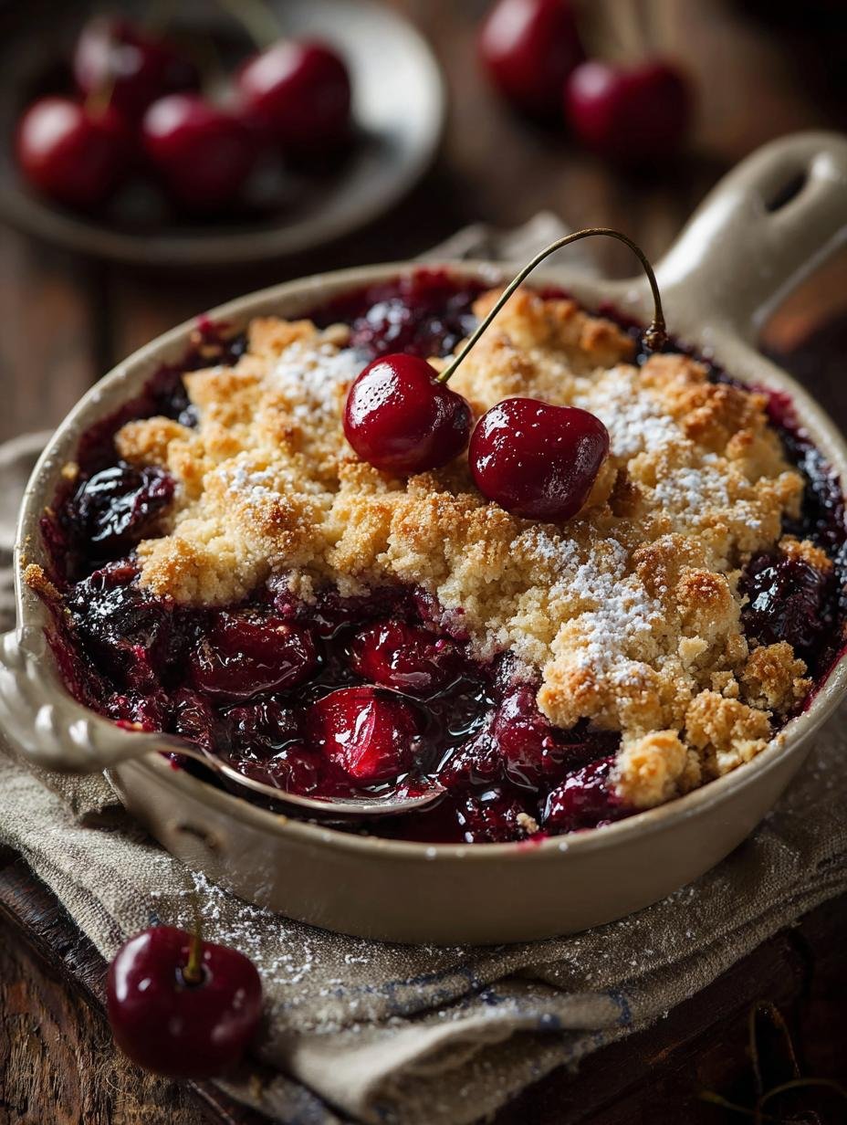 Delicious Cherry Cobbler Recipe: 10 Minutes to Bake
