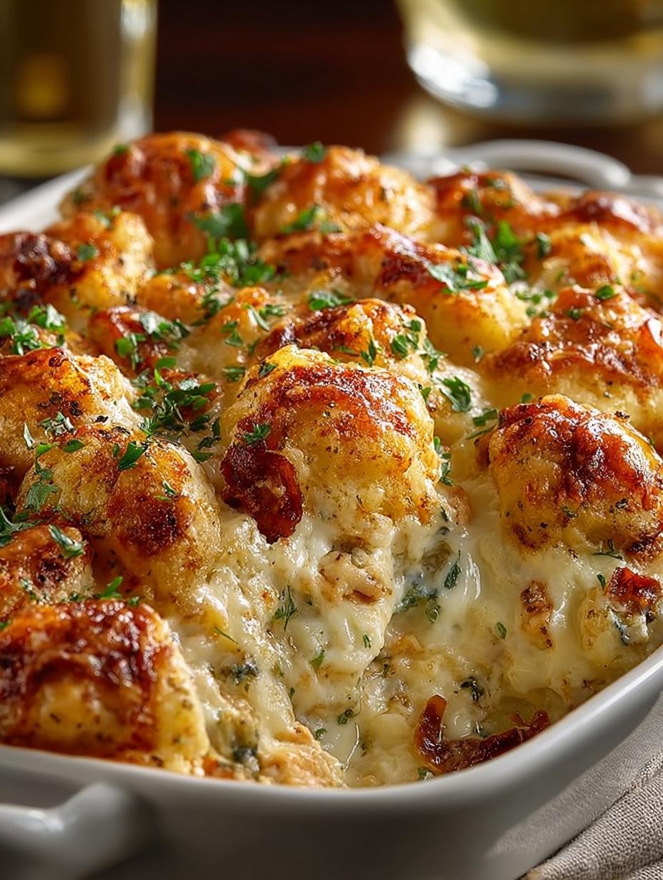 Chicken Bubble Biscuit Bake: 6 Comforting Layers - Chicken Bubble Biscuit Bake - main visual representation