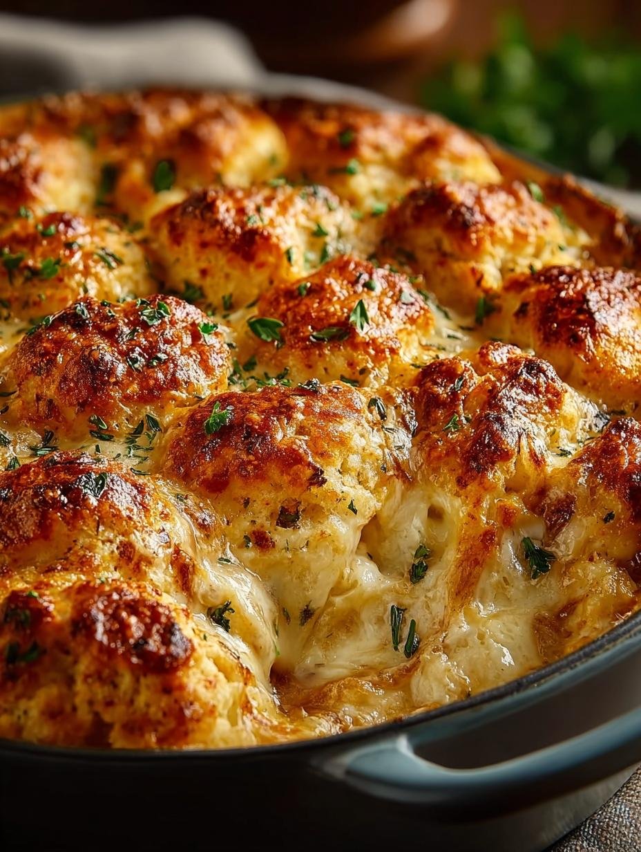 Chicken Bubble Biscuit Bake: 6 Comforting Layers - Chicken Bubble Biscuit Bake - additional detail