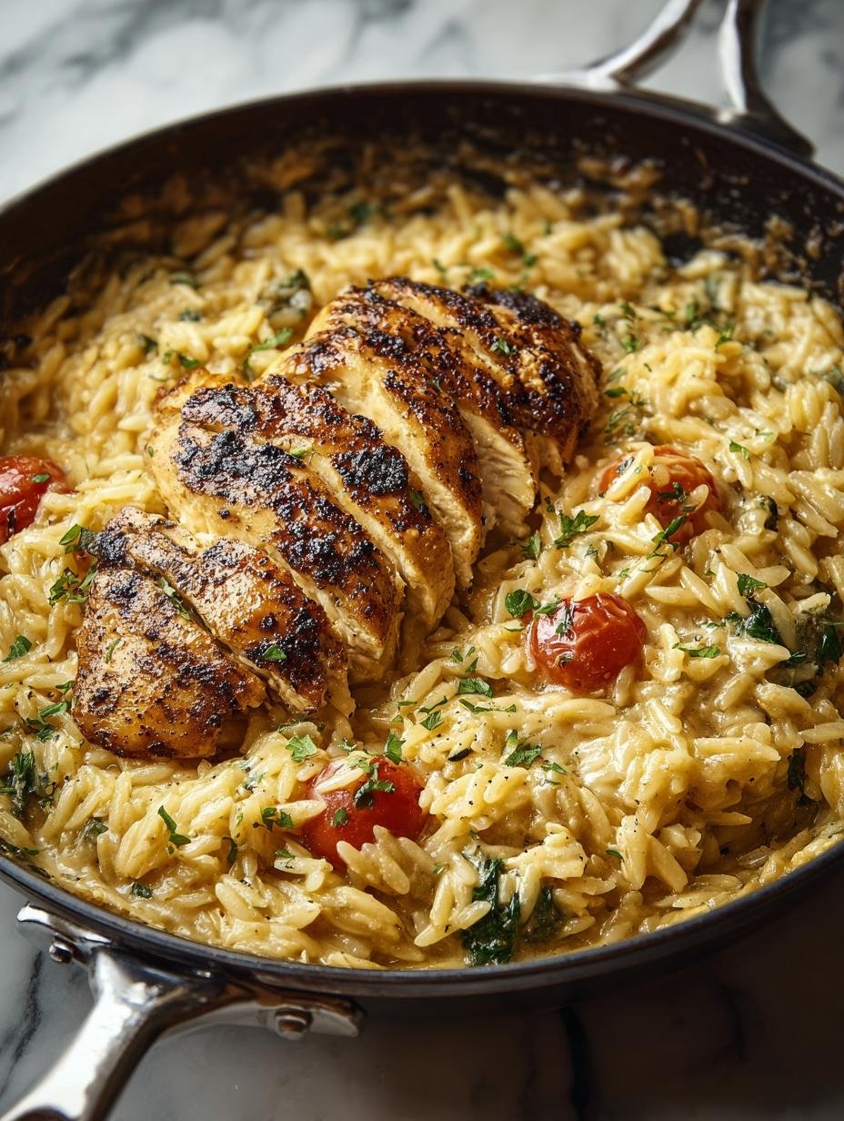 Delicious Chicken Orzo Skillet for Quick Dinners