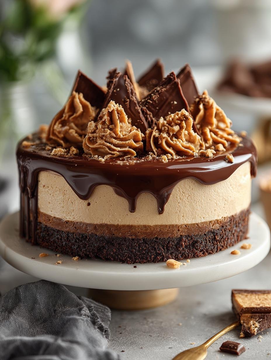 Chocolate Peanut Butter Cheesecake: 12 Heavenly Layers