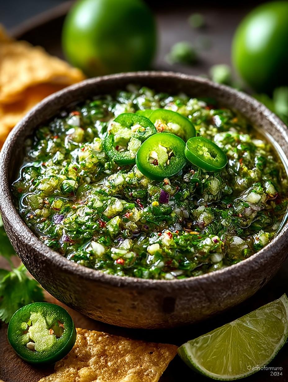 Cilantro Lime Jalapeno Salsa: 5 Zesty Ingredients - Cilantro Lime Jalapeno Salsa - additional detail