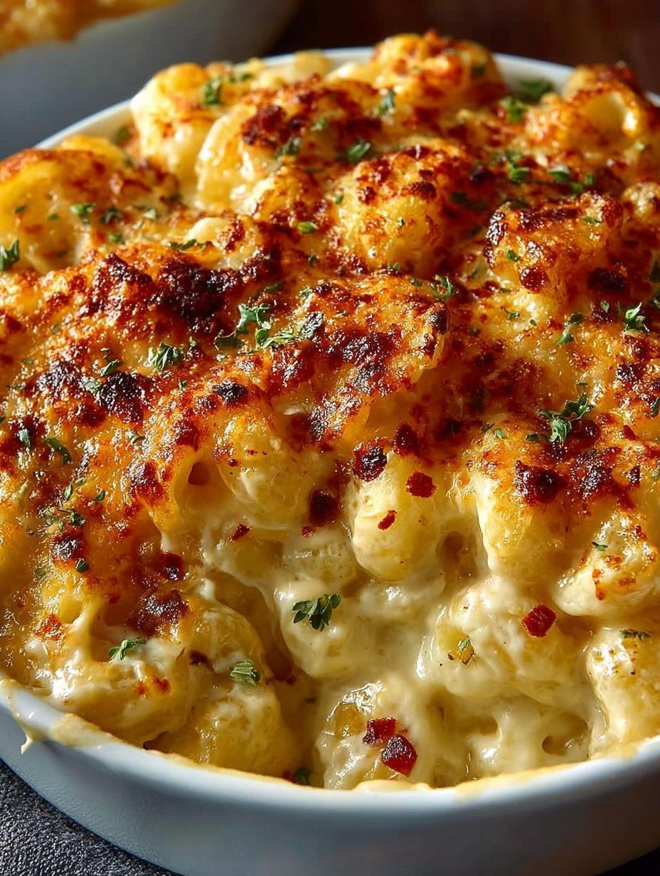 Indulge in 7 Layers of Creamy Mac Cheese