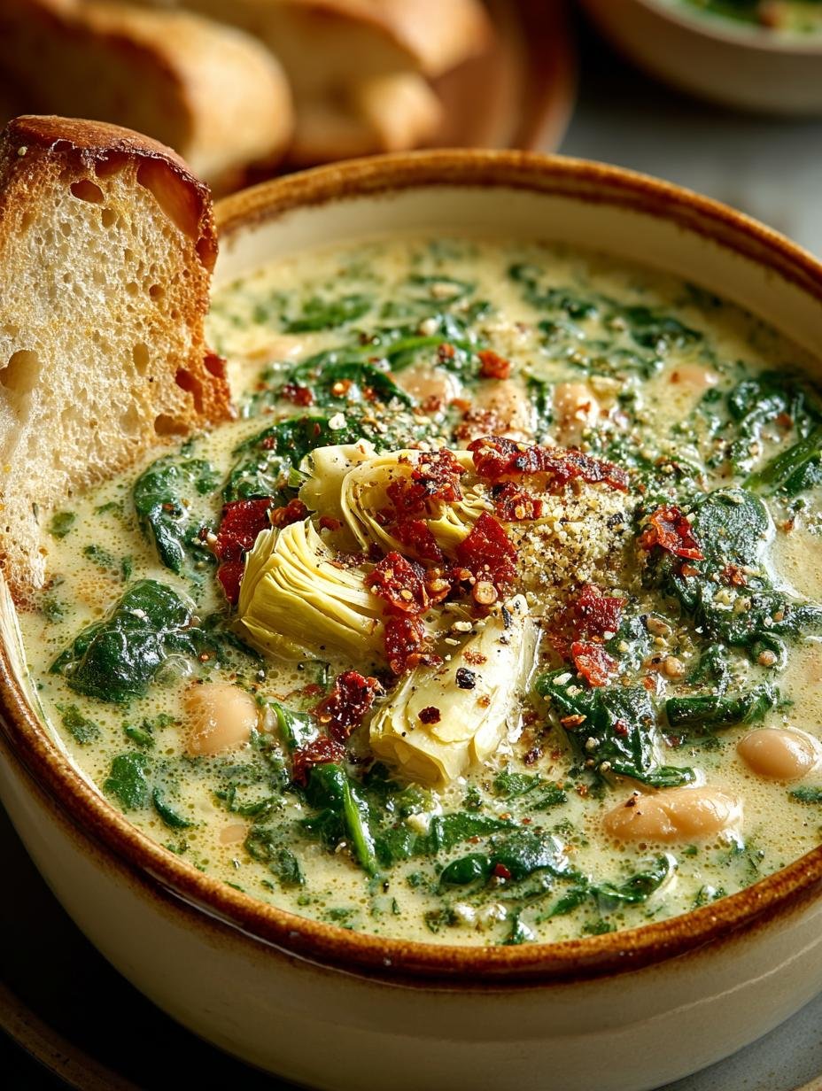 Creamy Spinach Artichoke White: 5 Irresistible Recipes - Creamy Spinach Artichoke White - additional detail