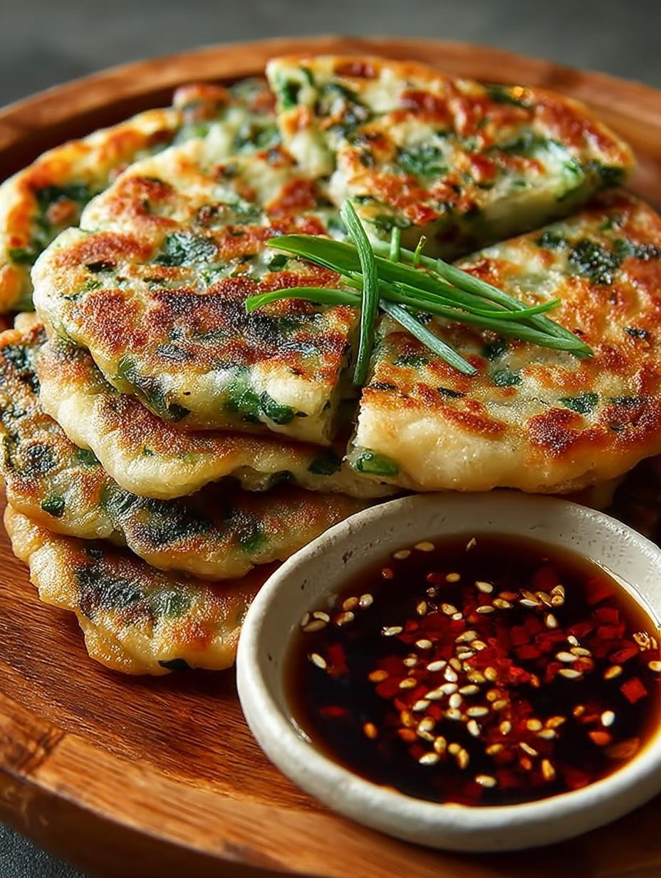 Crispy Chinese Scallion Pancakes: 6 Secrets to Perfection - Crispy Chinese Scallion Pancakes - additional detail