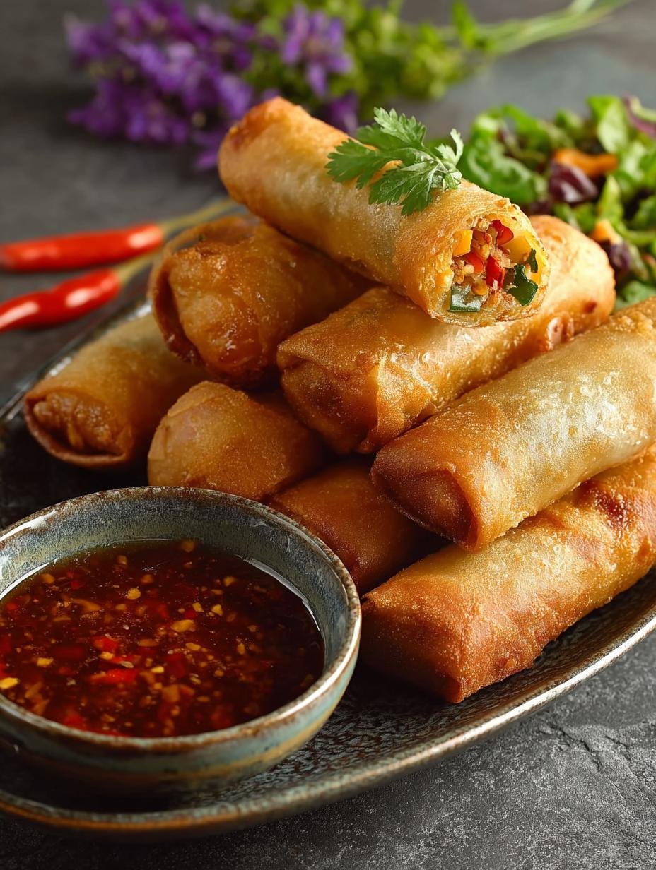 Crispy Spring Rolls: 7 Secrets to Perfectly Crunchy Bites - Crispy Spring Rolls - additional detail