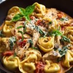 Crockpot Chicken Tortellini