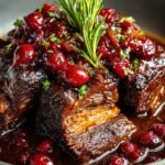 Crockpot Cranberry Beef Short