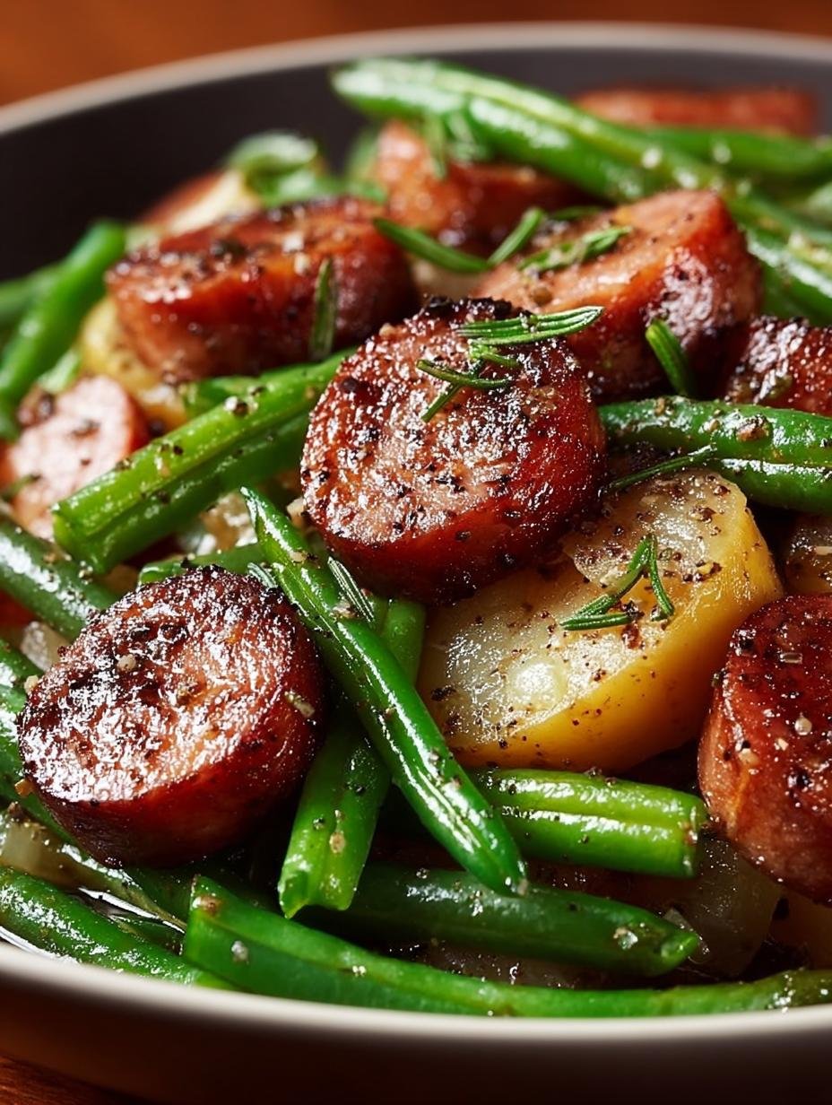 Crockpot Kielbasa Green Beans: A Hearty Comfort Dish - Crockpot Kielbasa Green Beans - additional detail