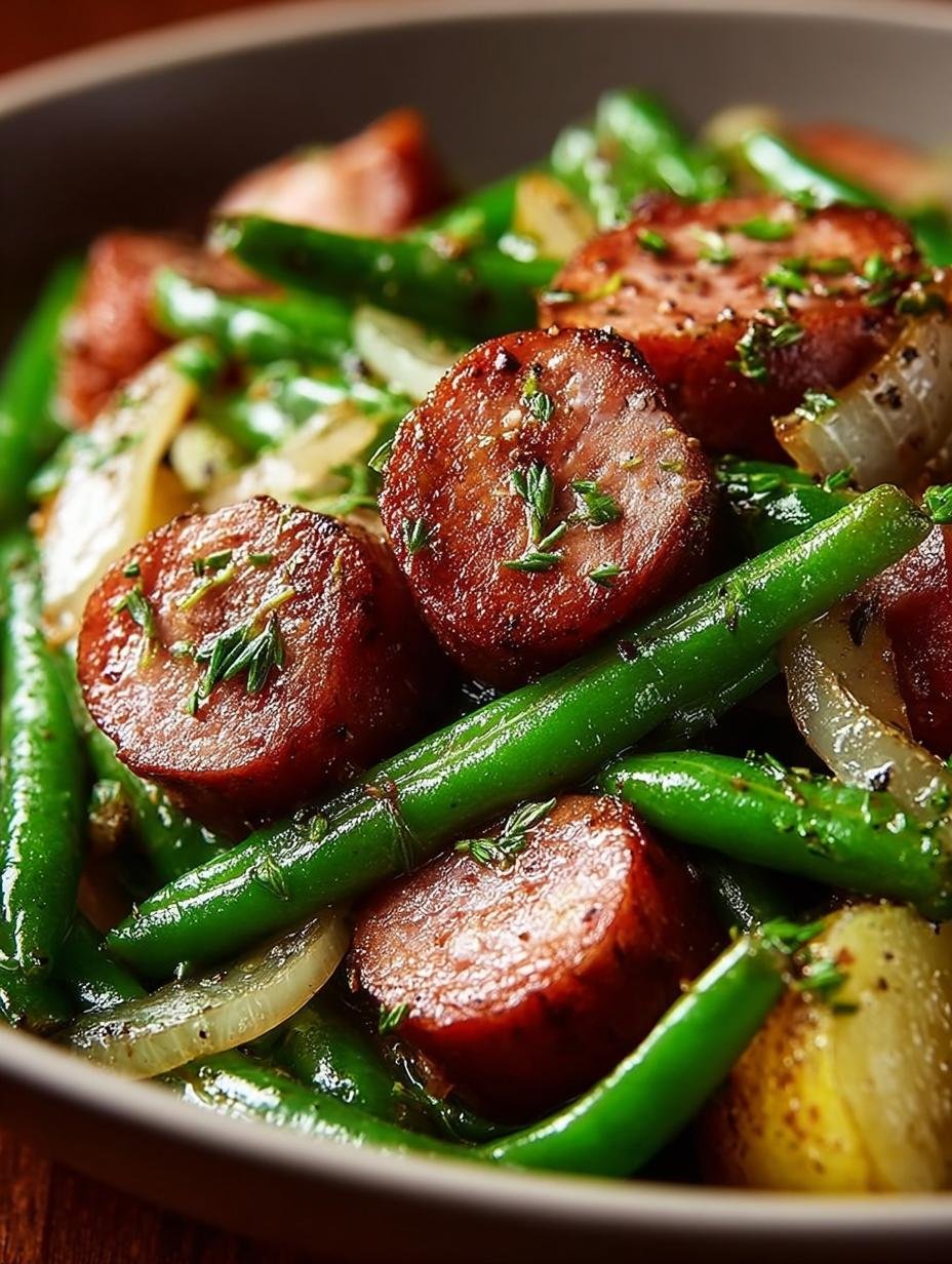 Crockpot Kielbasa Green Beans: A Hearty Comfort Dish