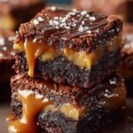 Decadent Caramel Swirl Brownies