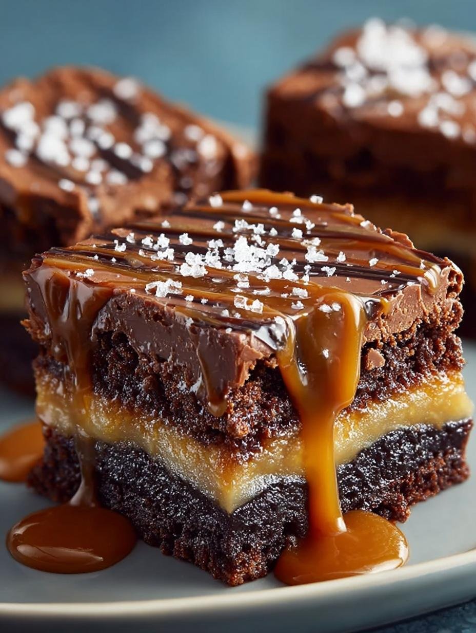 Decadent Caramel Swirl Brownies: 12 Rich Treats - Decadent Caramel Swirl Brownies - additional detail