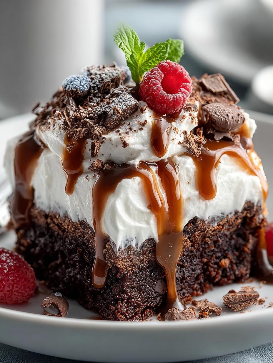 Decadent Chocolate Poke Cake: 12 Layers of Bliss - Decadent Chocolate Poke Cake - main visual representation