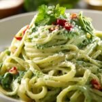 Deliciously Creamy Espagueti Verde