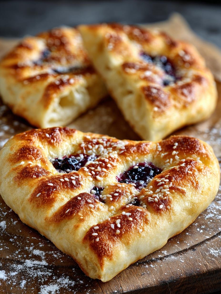 Irresistible Ekmak Syrian Bread with Blackberry Filling - Ekmak Syrian Bread - additional detail