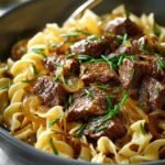 French Onion Beef Noodles