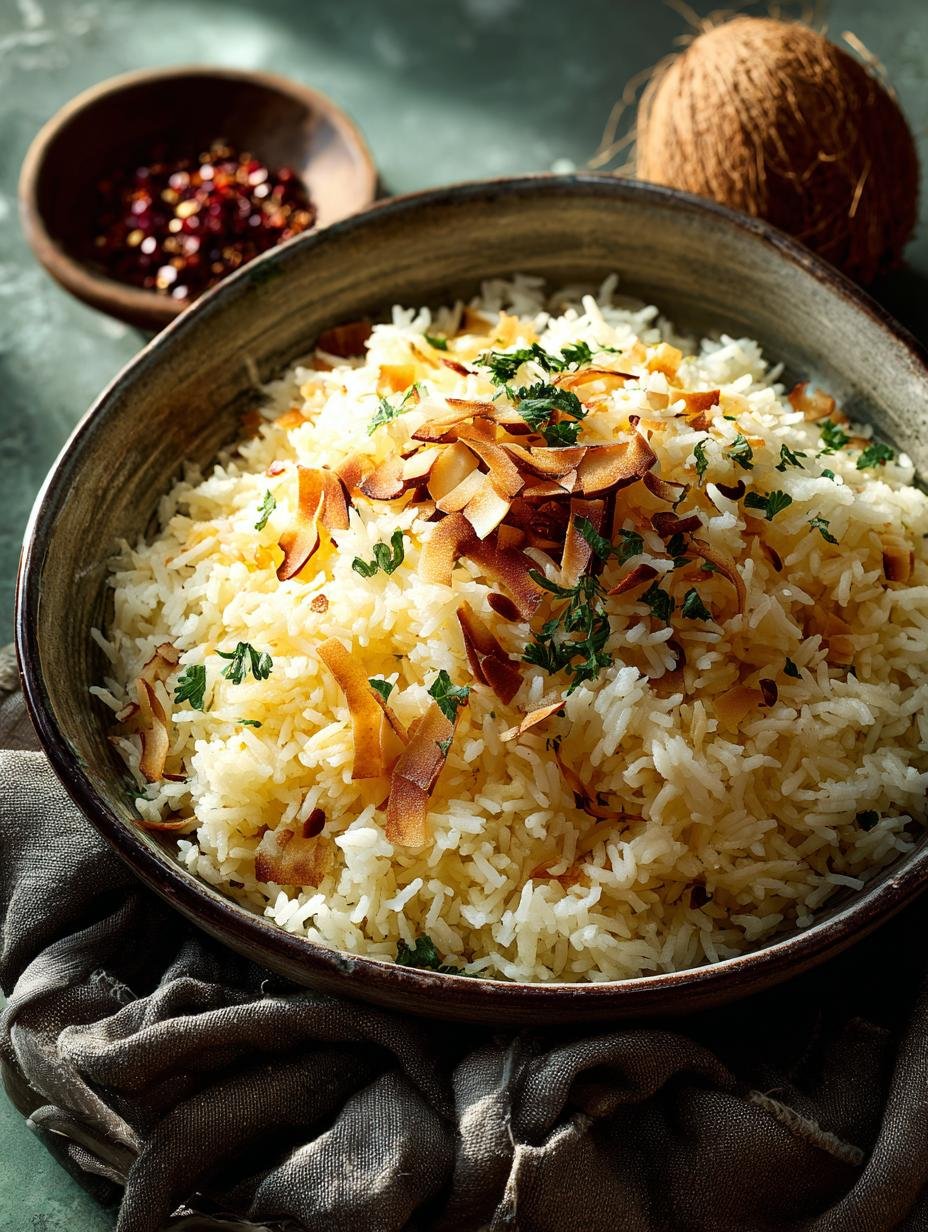 Delicious Golden Coconut Rice: A Tropical Delight - Golden Coconut Rice - main visual representation