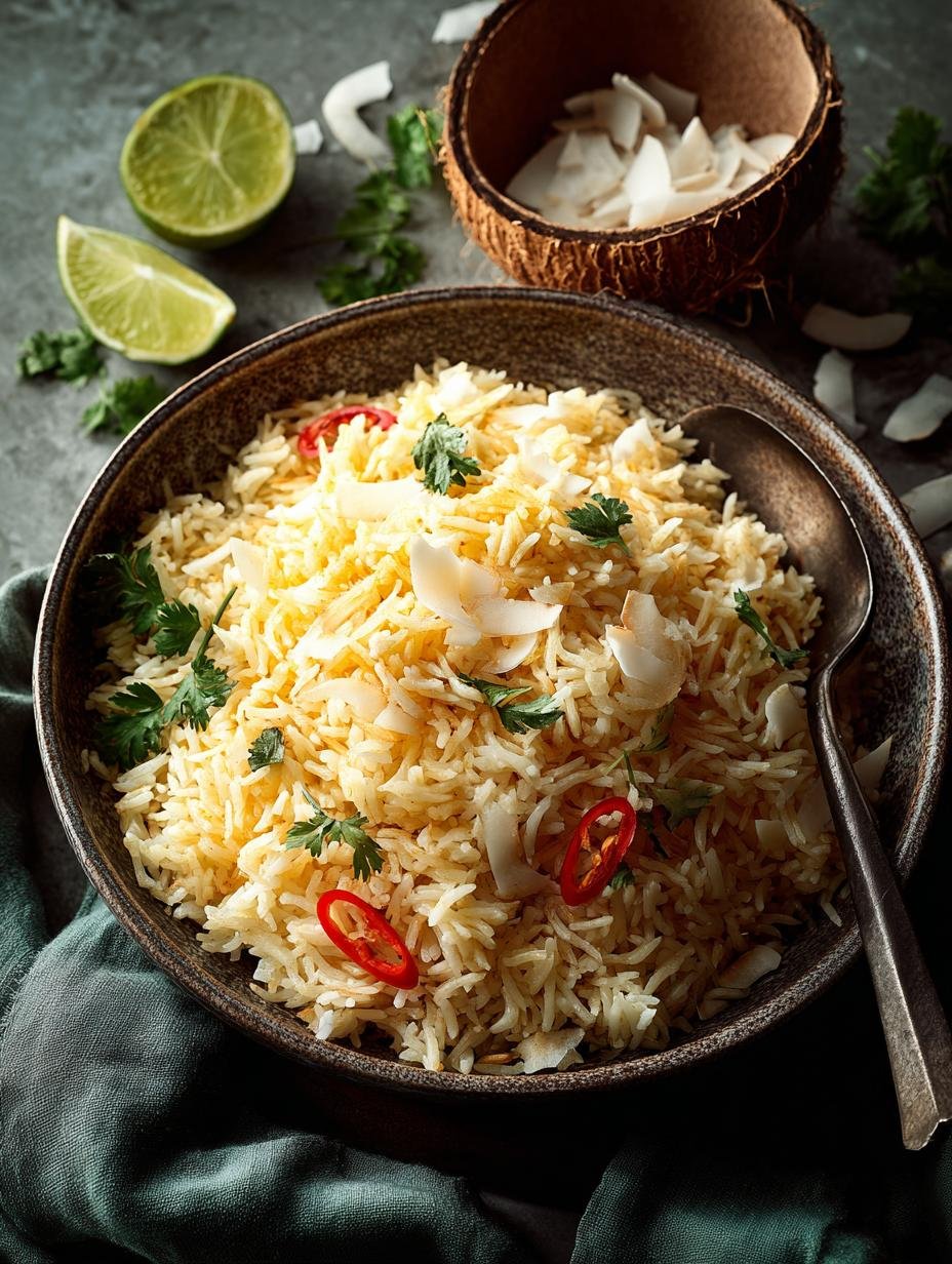 Delicious Golden Coconut Rice: A Tropical Delight - Golden Coconut Rice - additional detail