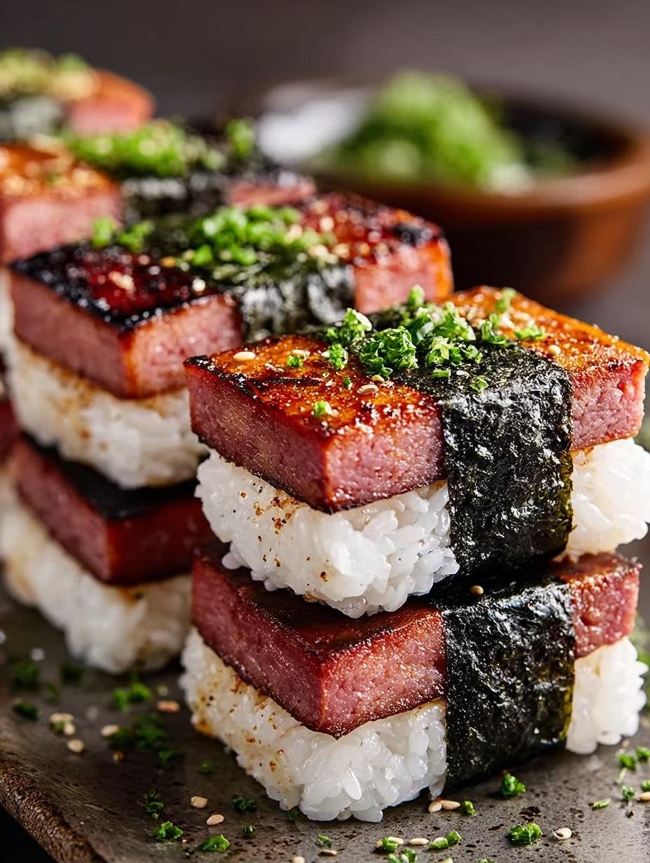 Delicious Hawaiian Spam Musubi Sushi Recipe to Try - Hawaiian Spam Musubi Sushi - main visual representation