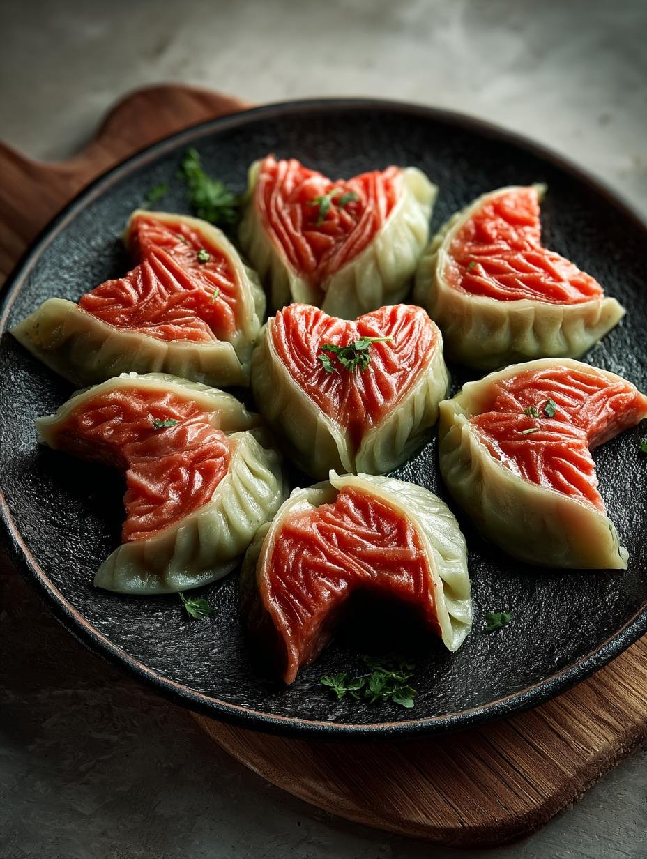 Irresistible Heart Shaped Dumplings for Your Valentine - Heart Shaped Dumplings - main visual representation