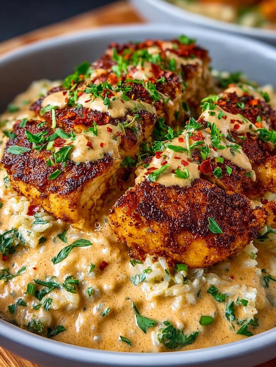 High Protein Creamy Cajun Chicken & Rice Delight - High Protein Creamy Cajun - main visual representation