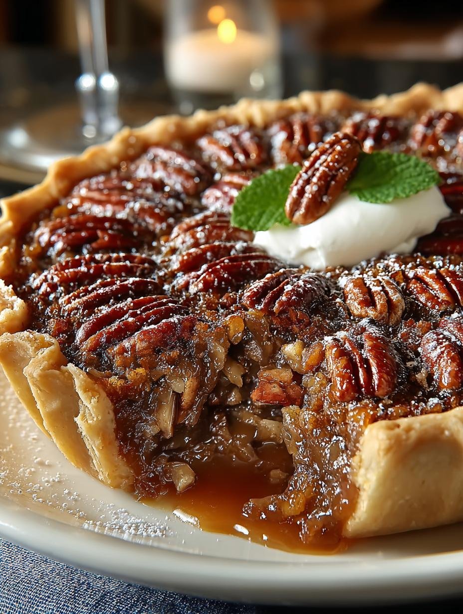 Irresistible Island Pecan Pie with Tropical Flavors - Island Pecan Pie - additional detail