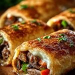 Keto Philly Cheesesteak Roll