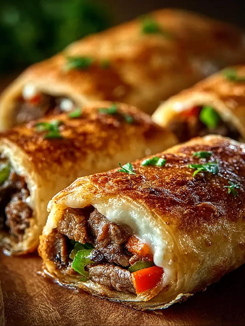 Keto Philly Cheesesteak Roll