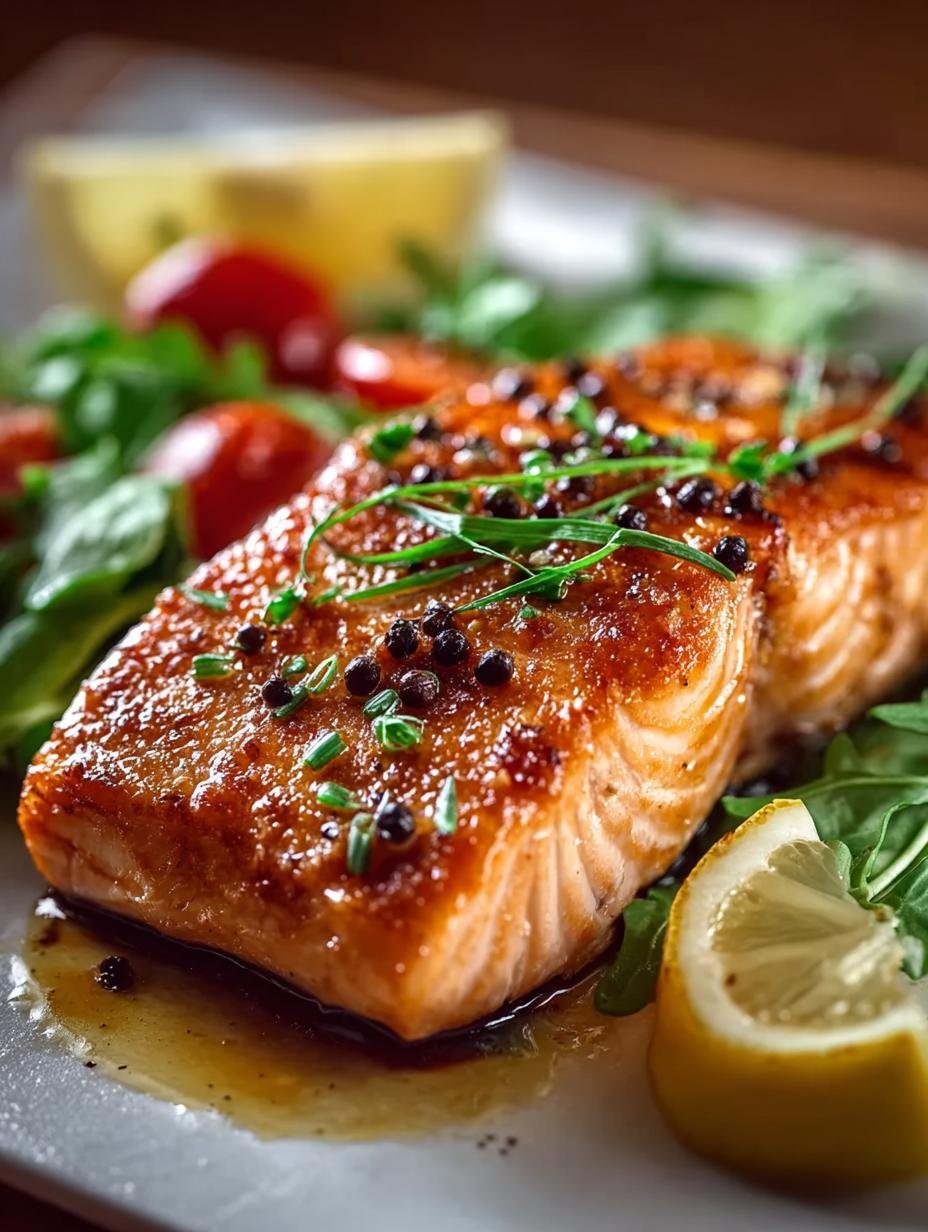 Delicious Maple Dijon Baked Salmon in 25 Minutes