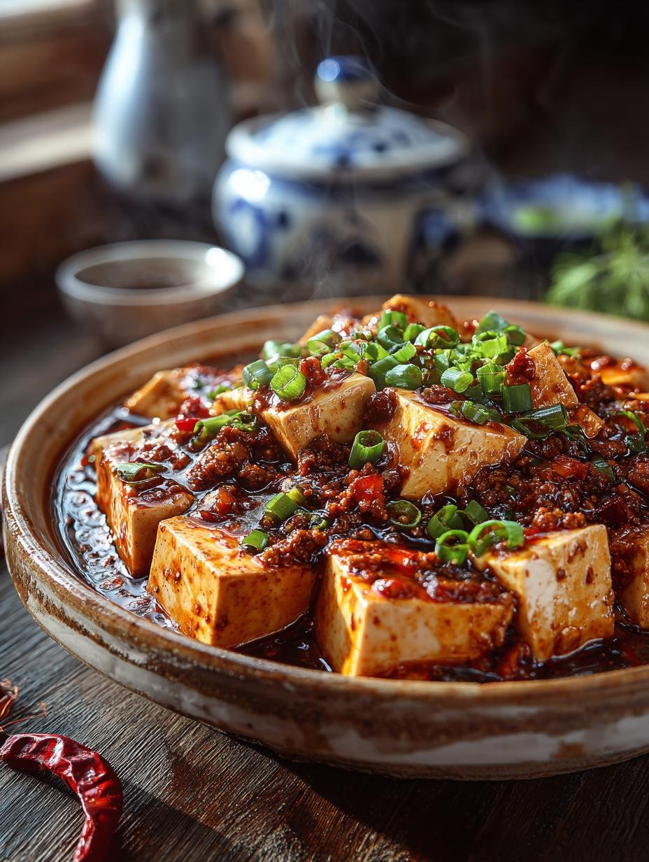 Delicious Mapo Tofu Sichuan Style: A Spicy Delight - Mapo Tofu Sichuan Style - main visual representation