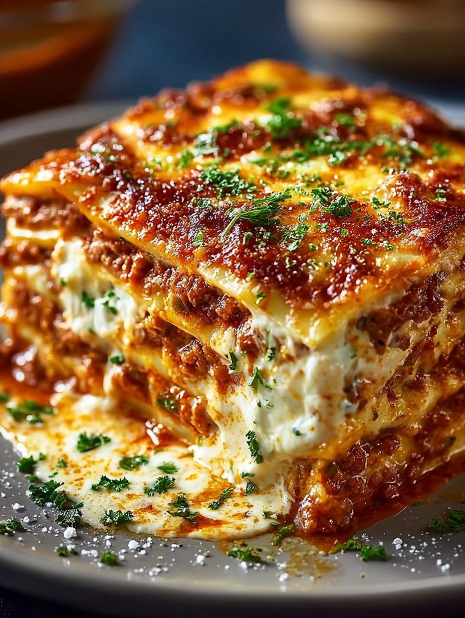 Million Dollar Lasagna: 7 Layers of Cheesy Delight - Million Dollar Lasagna - additional detail