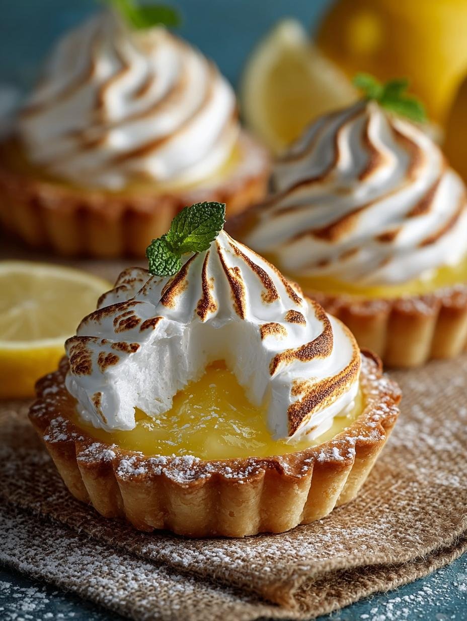 Mini Lemon Meringue Tarts: 12 Delightful Bite-Sized Treats - Mini Lemon Meringue Tarts - additional detail