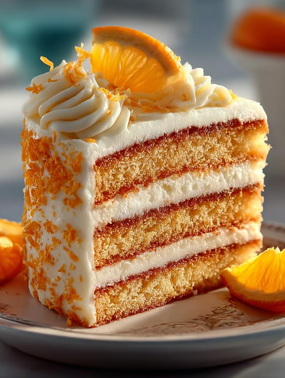 Delicious Orange Creamsicle Cake Recipe for Summer - Orange Creamsicle Cake - additional detail