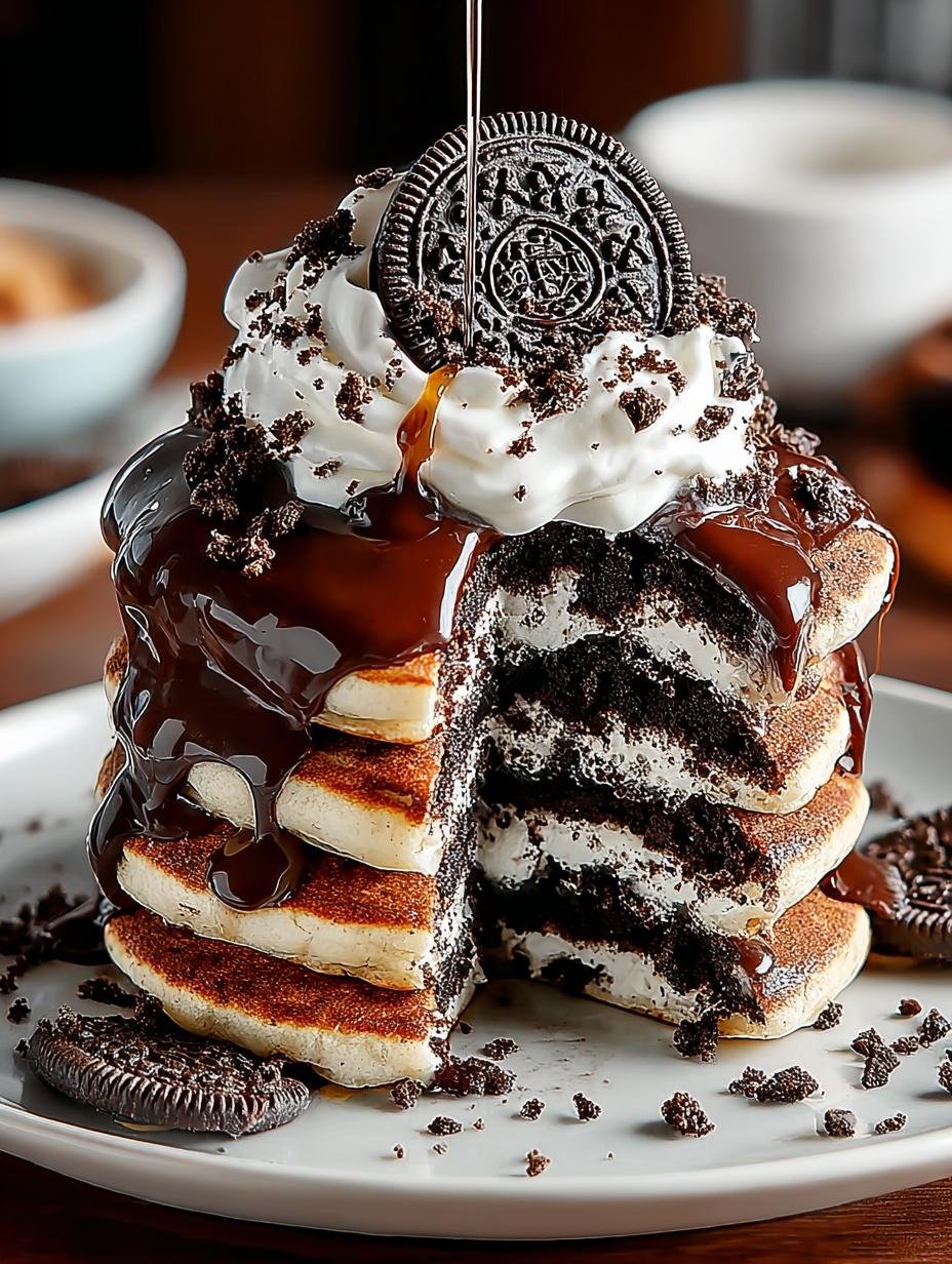 Irresistible Oreo Pancakes: 7 Delightful Reasons to Indulge - Oreo Pancakes - additional detail