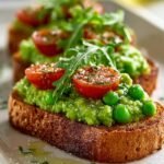 Pea Bruschetta
