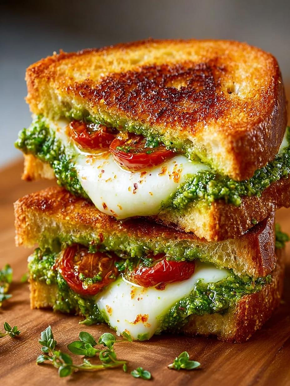 Pesto Grilled Cheese