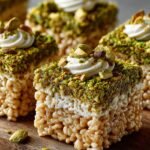 Pistachio Rice Krispie Treats