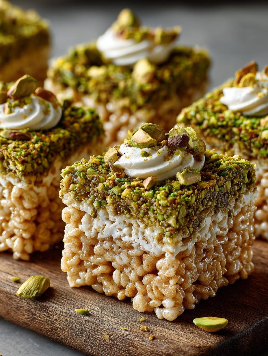 Irresistible Pistachio Rice Krispie Treats to Delight You