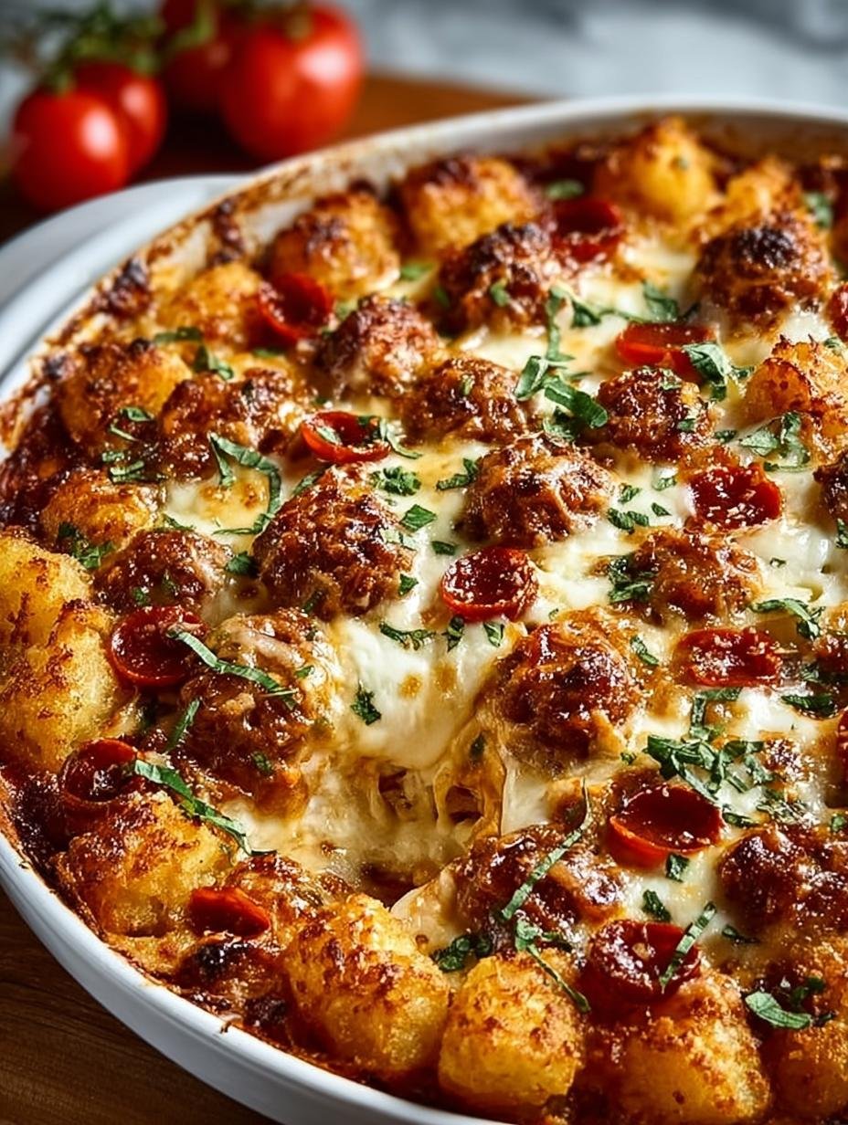 Delicious Pizza Tot Casserole Beginners' Delight - Pizza Tot Casserole Beginners - additional detail