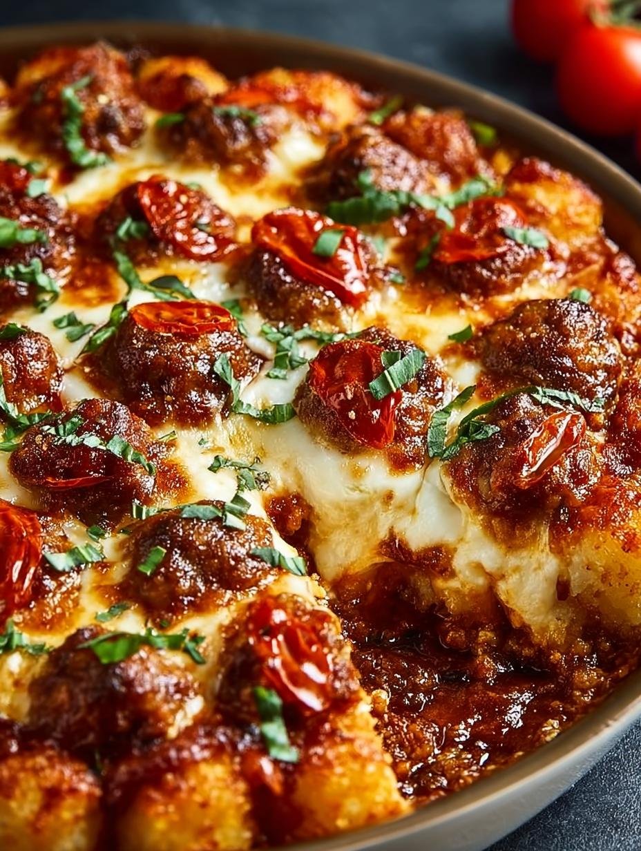 Delicious Pizza Tot Casserole Beginners’ Delight