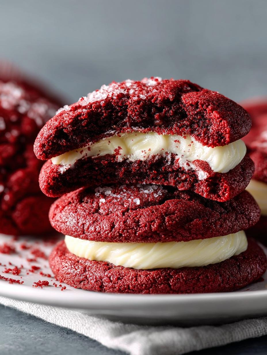 Red Velvet Cream Cheese Cookies: 24 Irresistible Treats - Red Velvet Cream Cheese - main visual representation