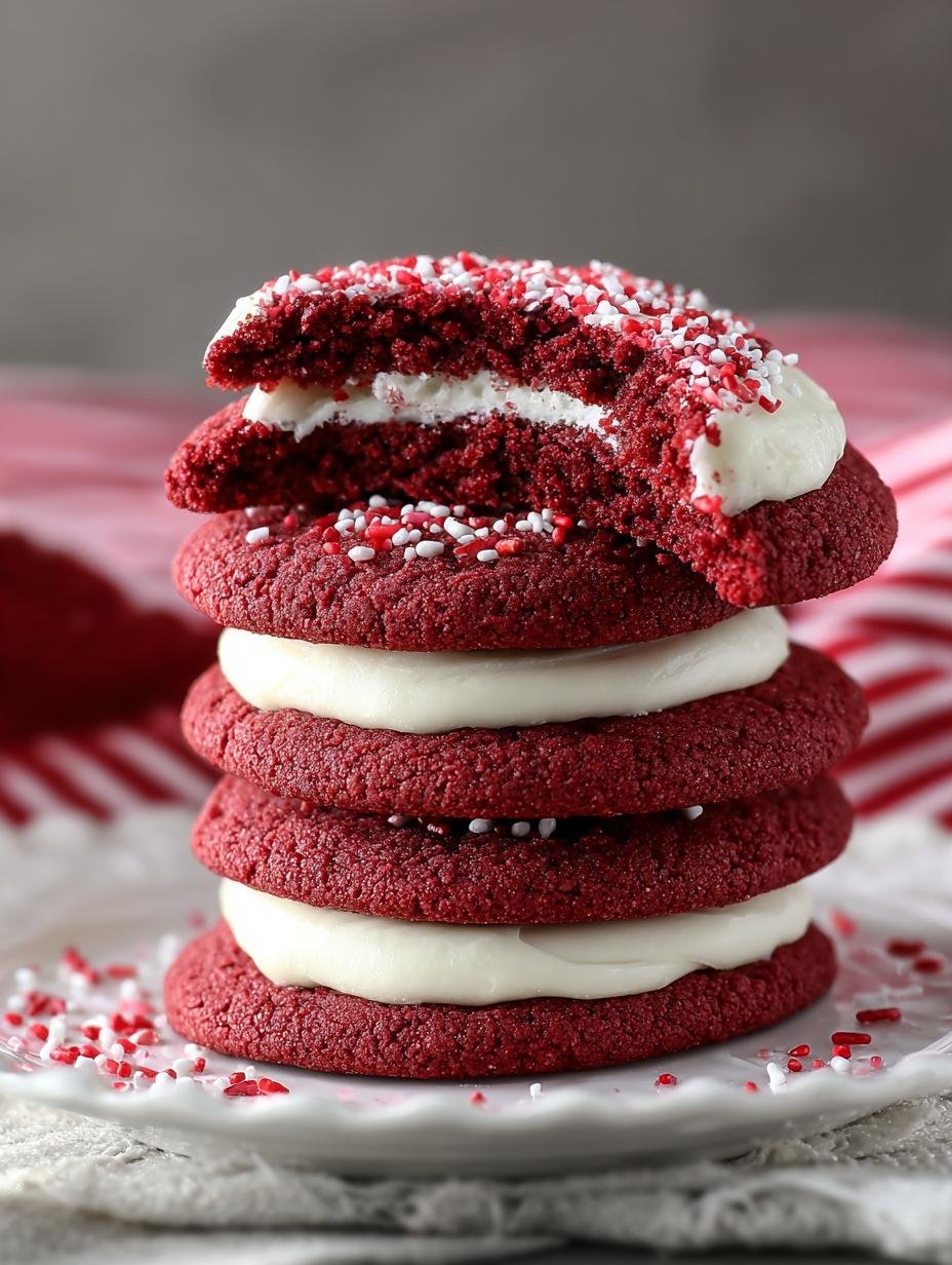 Red Velvet Sugar Cookies: 10 Reasons to Love Them - Red Velvet Sugar Cookies - additional detail