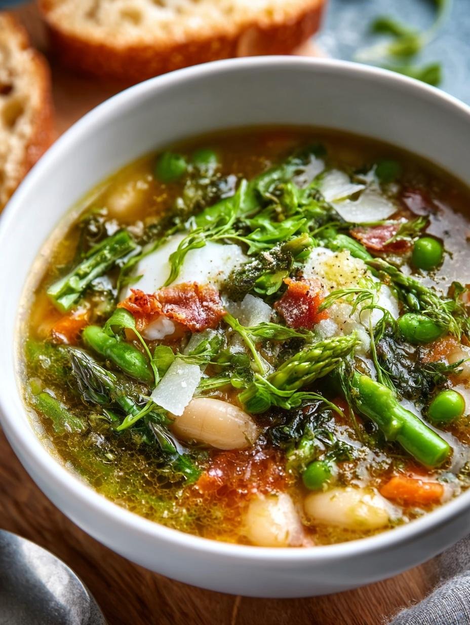 Spring Pistou Soup: A Fresh Delight for Springtime - Spring Pistou Soup - additional detail