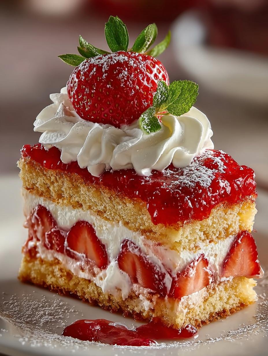 Strawberries Cream Cake: 10 Irresistible Layers of Delight - Strawberries Cream Cake - additional detail