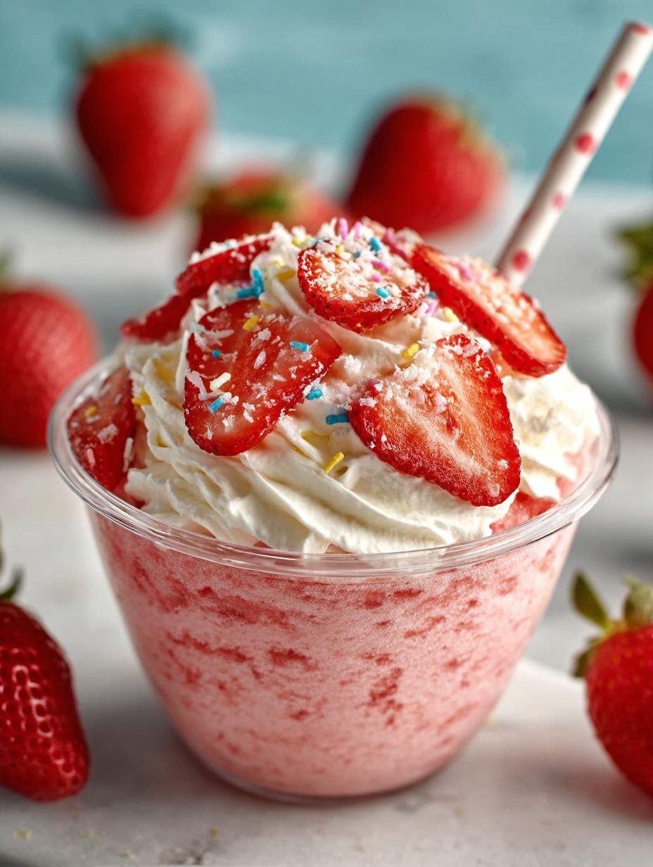 Strawberry Dole Whip: 5-Minute Creamy Delight to Savor - Strawberry Dole Whip - main visual representation