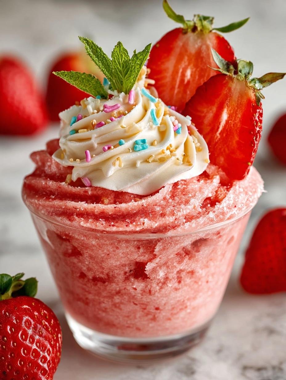 Strawberry Dole Whip: 5-Minute Creamy Delight to Savor - Strawberry Dole Whip - additional detail