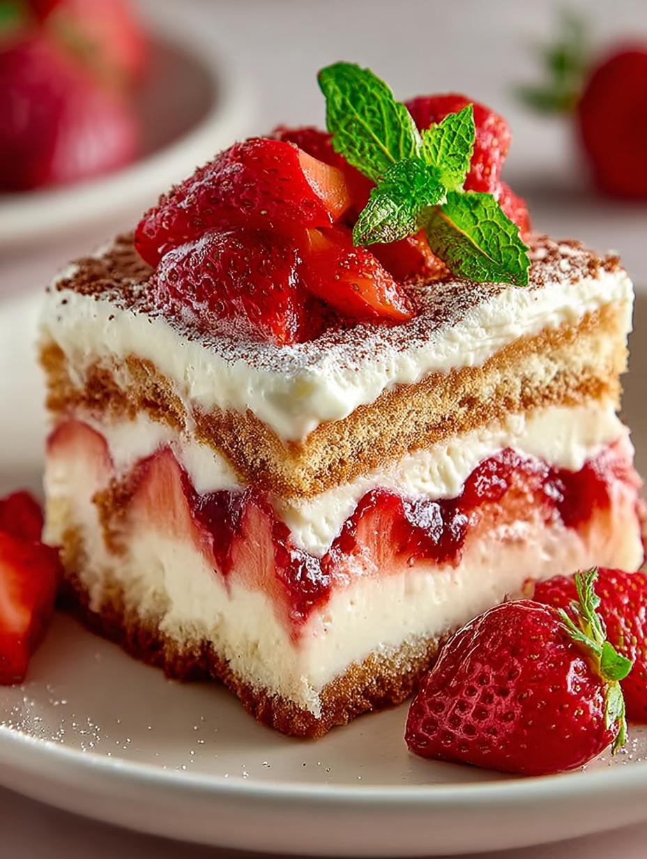 Strawberry Tiramisu