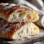 Traditional Italian Ciabatta Bread