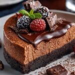 Triple Chocolate Cheesecake